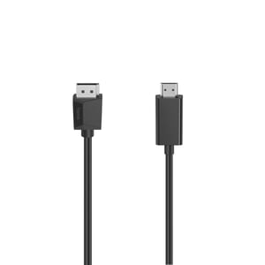 Hama 00200712 adapter kablowy 1,5 m DisplayPort HDMI Black