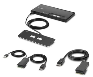 Belkin F1DN102MOD-PP-4 KVM-Switch, schwarz