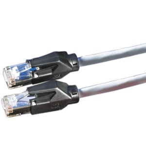 Draka Comteq S/FTP-Patchkabel Cat6, grau, 20 m Netzwerkkabel, grau