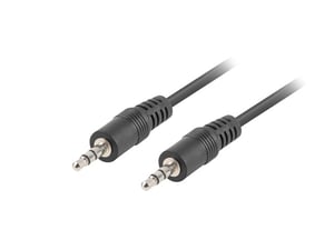 Lanberg CA-MJMJ-10CC-0100-BK ljudkabel 10 m 3,5 mm svart