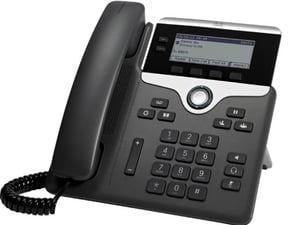 Cisco 7811 VoIP-Telefon, schwarz, silber, 1 LED-Leitung
