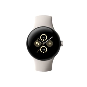 Google Pixel Watch 2 AMOLED 41 mm Cyfrowy Ekran dotykowy Srebrny Wi-Fi GPS