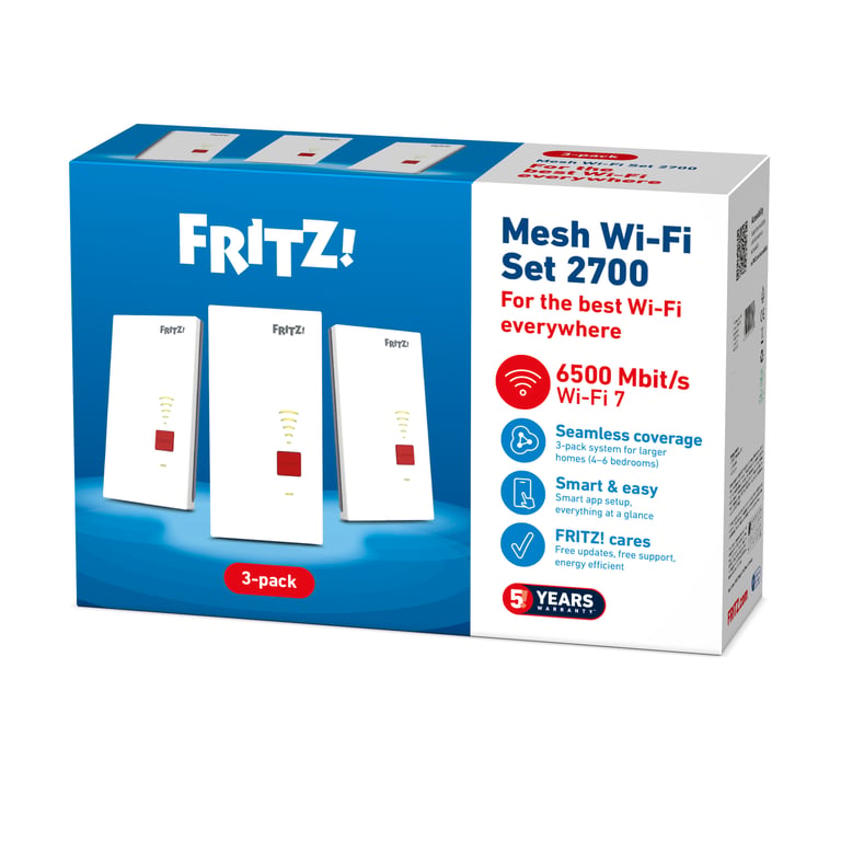 фото Усилитель беспроводного сигнала AVM Fritz! Mesh Set 2700 (20003139) 2