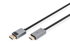 Digitus DisplayPort 4K-Kabeladapter, DP – HDMI Typ A