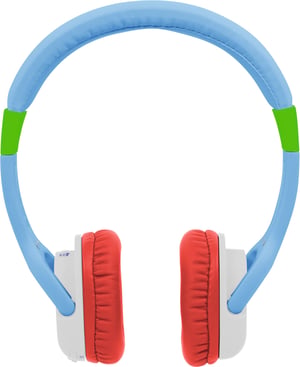 TechniSat TECHNIFANT Hörlurar, trådbundna och trådlösa, huvudband, Bluetooth, blå, grön, röd, vit
