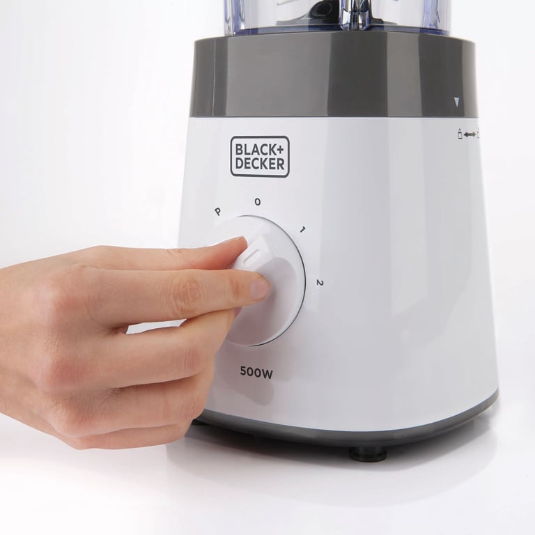 Black & Decker BXJB500E blender 1,5 l Blender stołowy 500 W Biały