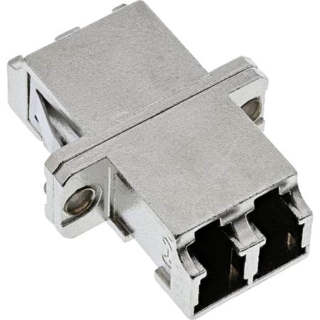 InLine 4043718194681 adapter światłowodowy LC/LC 1 szt. Metaliczny