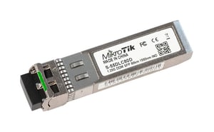 Mikrotik S-55DLC80D Netzwerk-Relaismodul, Glasfaser 1250 Mbit/s, SFP 1550 nm