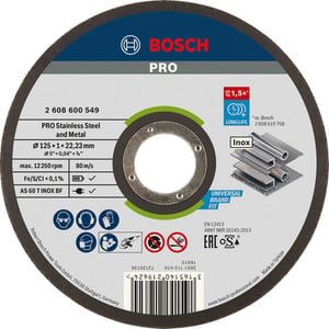 Bosch 2 608 600 549 element do szlifierki kątowej Tarcza tnąca