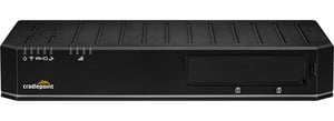 Cradlepoint E300C-18B + NetCloud Enterprise Branch trådlös router med 10 Gigabit Ethernet, dual-band (2,4 GHz/5 GHz) och 4G, svart