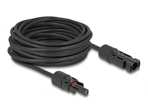 DeLOCK DL4 Solar Cable, 4 mm², Male to Female, 10 m, Black