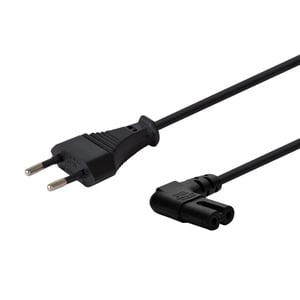 Savio CL-117 Netzkabel, schwarz, 1,2 m