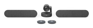 Logitech Rally Plus Videokonferenzsystem für 16 Personen. Kabelgebundenes LAN-Netzwerk. System für Gruppenvideokonferenzen