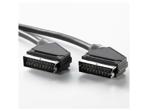 Secomp 11.09.4602 SCART-Kabel 2 m SCART (21-polig) Schwarz