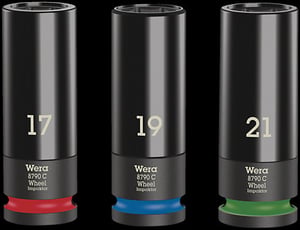 Wera 05004595001 Slaghylsor, hylssats, svart