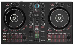 Hercules DJControl Inpulse 300 Digital Vinyl System (DVS) Scratcher Schwarz
