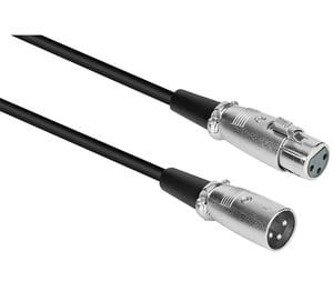 BOYA XLR-M kabel audio 8 m XLR (3-pin) Czarny, Srebrny