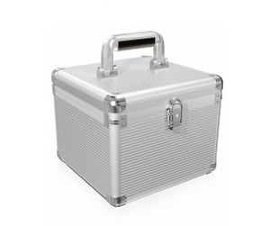 ICY BOX IB-AC628 skyddsfodral för hårddiskar, resväska, aluminium, silver