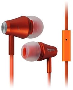 Cygnett Fusion II Kopfhörer-Set, kabelgebunden, In-Ear, orange