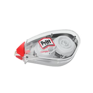 Pritt Compact Flex Correction Tape, 10 m, Red, Clear, White, 1 piece