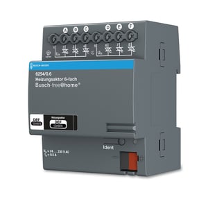 Busch-Jaeger 2CKA006220A0025 Smart Home - 6-Channel Thermostatic Controller
