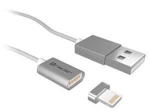 Tracer TRAKBK46275 1 m Lightning Cable, Silver