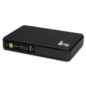 IPS RouterUPS-30-PoE strömadapter/växelriktare, inomhus, 30 W, svart