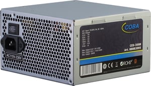 Inter-Tech Coba CES-350B moduł zasilaczy 350 W 20+4 pin ATX ATX Srebrny
