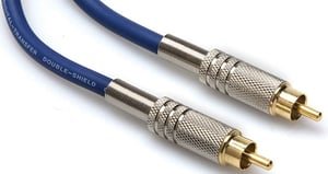 Hosa Technology RCA/RCA, 2 m koaxialkabel, blå