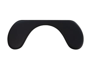 Mousetrapper Armrest Symmetric Handgelenkauflage Kunstleder Schwarz