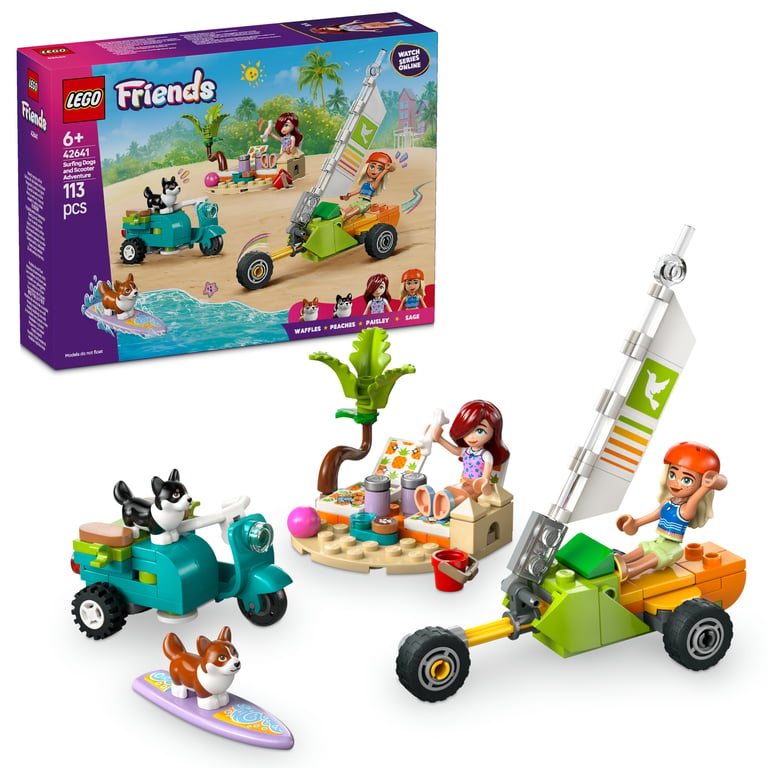 LEGO Friends Przygoda z surfującymi psami i skuterem