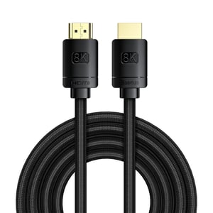 Baseus CAKGQL01 HDMI-Kabel 3 m HDMI Typ A (Standard) Schwarz, Silber