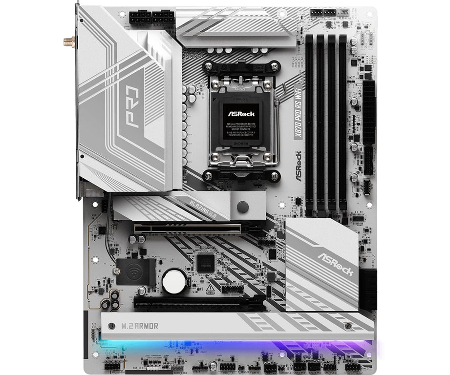Asrock X870 Pro RS WiFi AMD X870 Gniazdo AM5 ATX