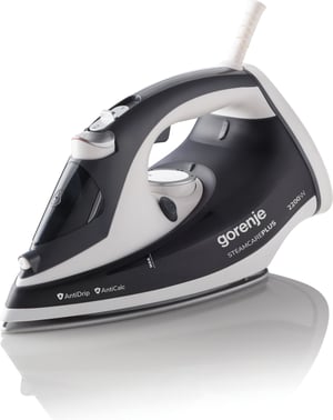 Gorenje SIH2200DGT Żelazko suche i parowe 2200 W Czarny, Biały