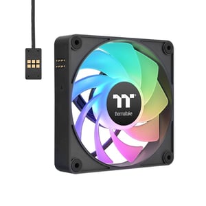 Thermaltake CL-F193-PL14SW-A PC-Kühlsystem PC-Gehäuse 14-cm-Lüfter, schwarz, 3 Stück