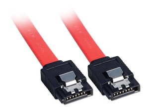 Lindy 33449 SATA Cable, 0.2 m, Red