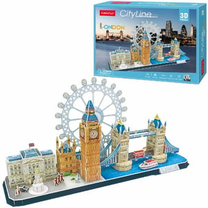 CubicFun MC253h Puzzle 3D 107 szt. Budynki