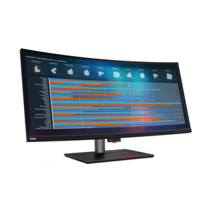 Lenovo ThinkVision P40w-20 monitor komputerowy 100,8 cm (39.7") 5120 x 2160 px 5K Ultra HD LED Czarny