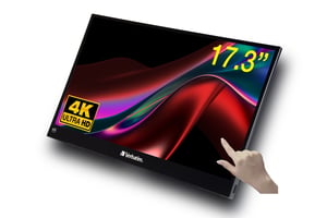 Verbatim 32239 Computermonitor 43,9 cm (17,3") 3840 x 2160 px 4K Ultra HD LCD-Touchscreen Schwarz