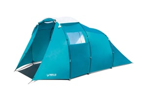 Bestway 68092 Zeltrucksack, Kuppelzelt für 4 Personen, Blau, Weiß