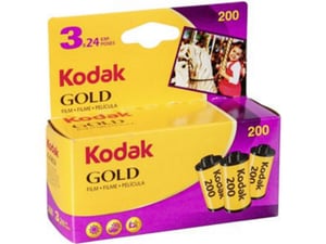 Kodak Gold 200 Farbnegativfilm, 24 Aufnahmen.