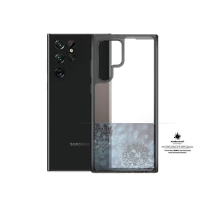 PanzerGlass ® HardCase Samsung Galaxy S22 Ultra 5G – Smokey Black mobilskal Svart