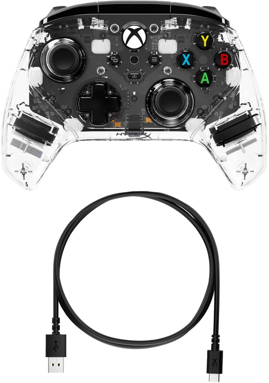 HyperX Clutch Gladiate – przewodowy kontroler do gier z podświetleniem RGB – Xbox