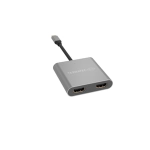 Terratec Connect C10 externe USB-Grafikkarte, grau