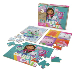 Spiele 6066549 Puzzle Puzzle-Spiel 16 Teile Cartoons