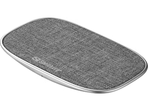 Sandberg Wireless Charger Deck 15 W, universell, aluminium, grå, USB, trådlös laddning, för inomhusbruk