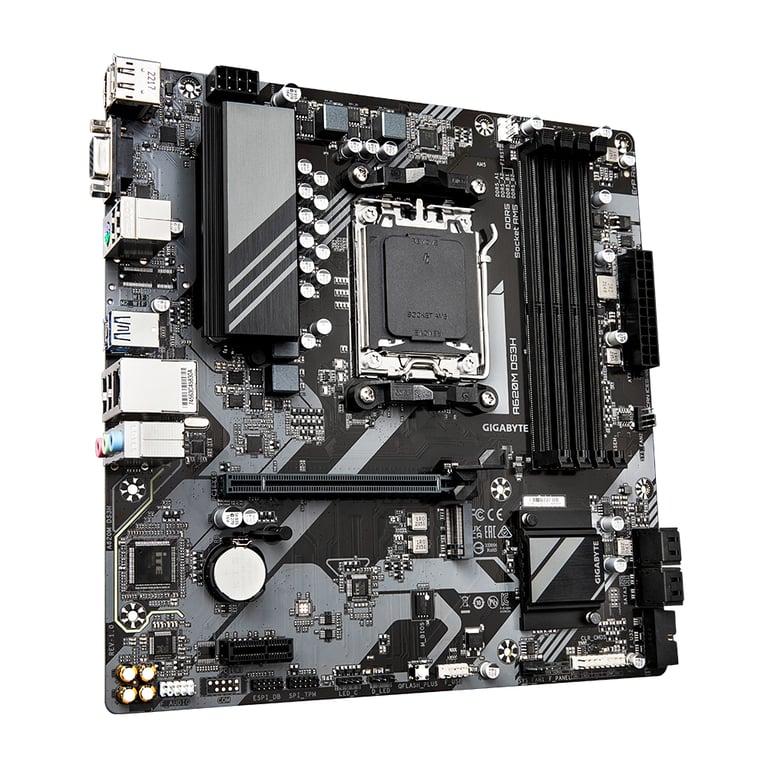 GIGABYTE A620M DS3H płyta główna AMD A620 Gniazdo AM5 micro ATX