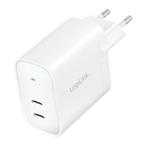LogiLink PA0282 Ladegerät für mobile Geräte – Mobiltelefon, Tablet – Weiß – Wechselstrom – Schnellladung – Intern
