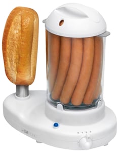 Clatronic HDM 3420 EK 350 W Hot Dog Steamer, White