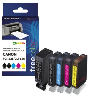 Freecolor K10269F7 Ink Cartridge, 5-pack. Replacement: Black, Cyan, Magenta, Yellow